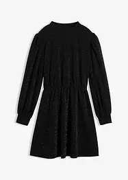 Třpytivé šaty z pevného interlockového materiálu, bonprix