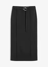 Midi sukně z viskózové směsi, bonprix