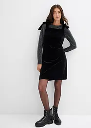 Mini šaty z měkkého sametu, bonprix