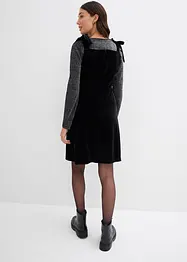 Mini šaty z měkkého sametu, bonprix