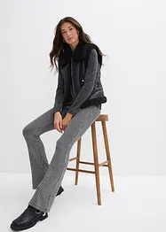 Rozšířené legíny se třpytivou přízí, bonprix