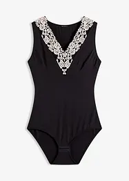 Body bez kostic, z měkkého modalu s krajkou, bonprix