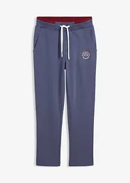 Joggingové kalhoty se sportovními detaily, z čisté bavlny, bonprix