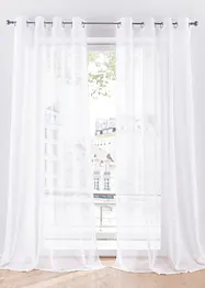 Záclona z recyklovaného polyesteru, s jemnou strukturou (1 ks), bonprix