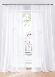 Záclona z recyklovaného polyesteru, s jemnou strukturou (1 ks), bonprix