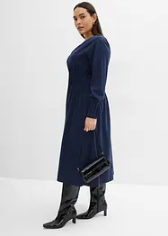 Pohodlné šaty s ozdobnými sklady, z viskózové směsi, bonprix