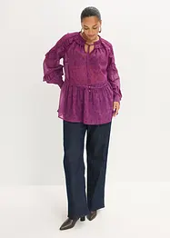 Šifónová halenka s volánky, bonprix