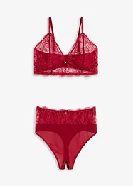 Podprsenka a kalhotky string ouvert (2dílná souprava), bonprix