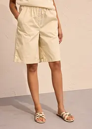 Bermudy z materiálu papertouch z bavlněné směsi, bonprix