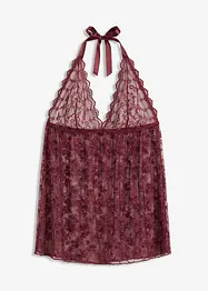 Krajkové šaty s ramínkem kolem krku, bonprix