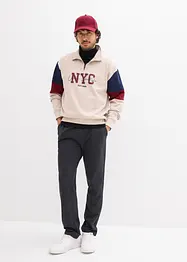 Joggingové kalhoty s rovným spodním okrajem, uvnitř měkce počesané, bonprix