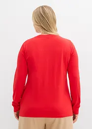 Triko s dlouhým rukávem, z čisté organické bavlny (2 ks), bonprix