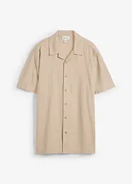 Košile s krátkým rukávem a podílem lnu, Loose Fit, bonprix