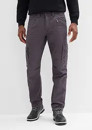 Cargo kalhoty z robustní čisté bavlny, Relaxed Fit, Straight, bonprix
