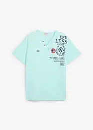 Henley tričko s krátkým rukávem, z čisté organické bavlny, bonprix