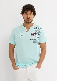 Henley tričko s krátkým rukávem, z čisté organické bavlny, bonprix