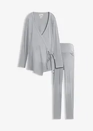 Těhotenské zavinovací triko a pohodlné legíny (2dílná souprava), bonprix