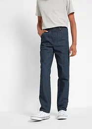 Kalhoty bez zapínání, z čisté bavlny, Regular Fit, Straight (3 ks v balení), bonprix