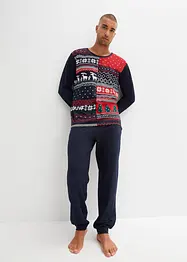 Pyžamo s dlouhým rukávem, z čisté bavlny, bonprix