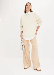 Bavlněná oversize košile s 3/4 rukávem, bonprix