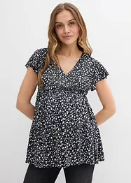 Těhotenská a kojící halenka 2 v 1, ze splývavé viskózy, bonprix