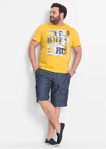 Cargo bermudy z čisté bavlny, Loose Fit, bonprix