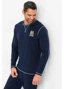 Pyžamo s dlouhým rukávem, z čisté bavlny., bonprix