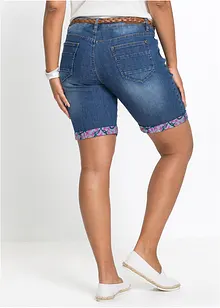 Strečové džínové bermudy, Mid Waist, bonprix