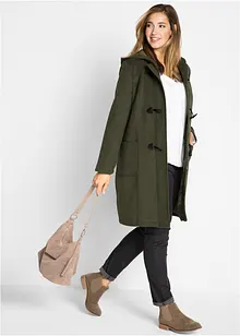 Vlněný kabát Duffle Coat, bonprix