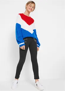 Strečové kalhoty z elastické směsi s organickou bavlnou, bonprix