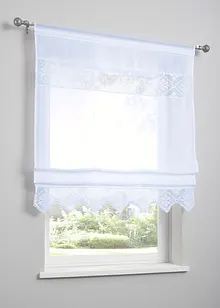 Řasicí roleta s háčkovaným lemem, bonprix