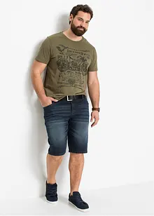 Strečové džínové bermudy, Slim Fit, bonprix