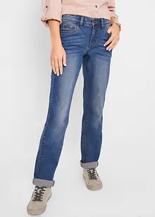 Strečové Straight džíny Mid Waist, bonprix