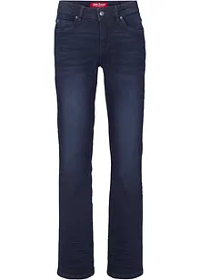 Bootcut džíny Mid Waist, strečové, bonprix