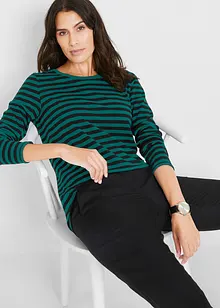 Triko s dlouhým rukávem, s čistou organickou bavlnou, bonprix