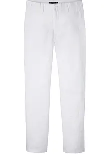 Chino kalhoty Regular Fit, Straight, z čistého lnu, bonprix