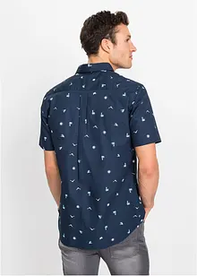 Košile z čisté bavlny, krátký rukáv, bonprix