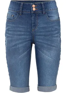 Džínové bermudy Mid Waist, bonprix