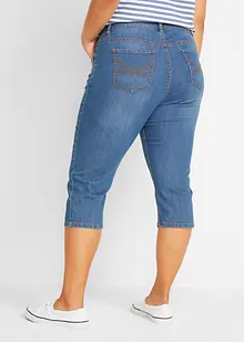 Capri džíny, Mid Waist, Slim Fit, bonprix