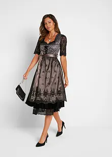 Dirndl s leopardím vzorem, bonprix