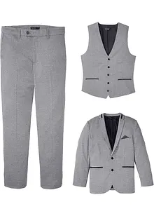 Oblek s vestou Regular Fit (3dílná sada), bonprix