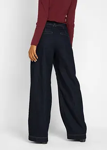 Džíny High Waist s širokými nohavicemi a pohodlnou pasovkou, bonprix