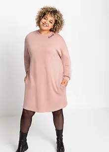 Mikinové šaty oversize, bonprix