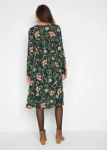 Bavlněné žerzejové šaty se zavinovacím vzhledem, bonprix