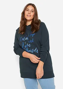 Mikina s kapucí, z čisté organické bavlny, bonprix