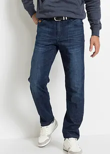 Strečové džíny Classic Fit se zesíleným rozkrokem, Tapered, bonprix