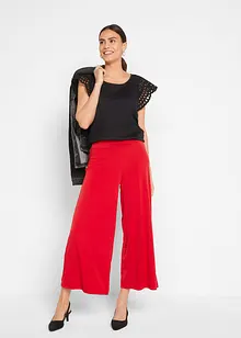 Triko s ažurovou výšivkou, bonprix