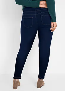 High Waist jeggings, ealstické, s termo funkcí, pohodlná pasovka, bonprix