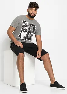 Teplákové cargo bermudy z čisté organické bavlny, bonprix