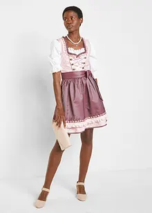 Dirndl se zástěrou, délka nad kolena (2dílná soupr.), bonprix